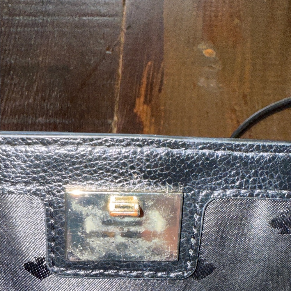 Kate Spade Black Crossbody Bag with Chain Detail - Picture 10 of 14